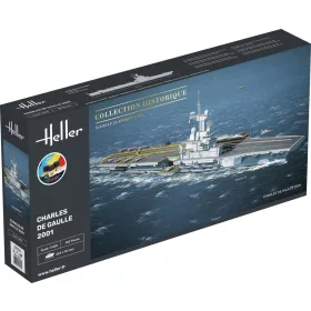 Heller Charles de Gaulle 1:400 Starter Kit hadihajó makett – Heller H57072