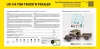 Heller amerikai 1/4 tonnás terepjáró és utánfutó 1:35 Starter Kit makett – Heller H57105
