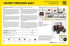 Heller Massey Ferguson 2680 1:24 Starter Kit mezőgazdasági jármű makett – Heller H57402
