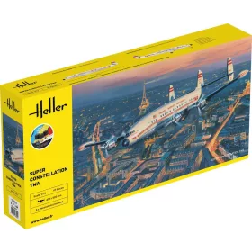 Heller Super Constellation TWA 1:72 Starter Kit repülőgép makett – Heller H58391