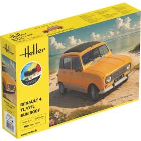Heller Renault 4 TL/GTL Sun Roof 1:24 Starter Kit autómakett – Heller H58704