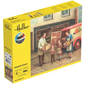 Heller boltos család 1:24 Starter Kit figurakészlet – Heller H58758