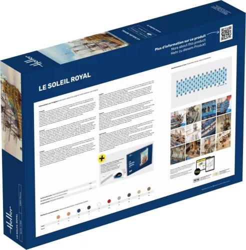 Heller Soleil Royal 1:100 Starter Kit vitorláshajó makett – Heller H58899