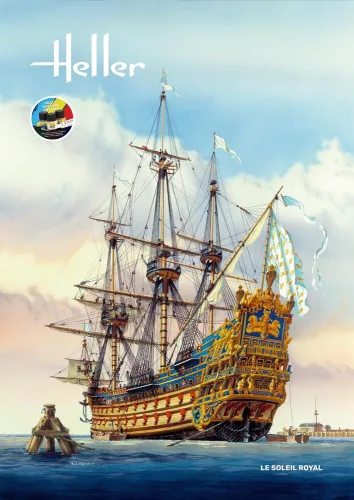 Heller Soleil Royal 1:100 Starter Kit vitorláshajó makett – Heller H58899