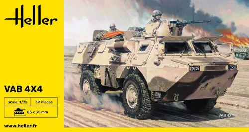 Heller VAB 4x4 1:72 harcjármű makett – Heller H79898