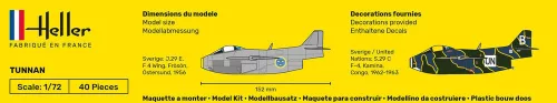Heller Tunnan 1:72 repülőgép makett – Heller H80260
