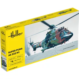 Heller Super Puma AS 332 M1 1:72 helikopter makett – Heller H80367