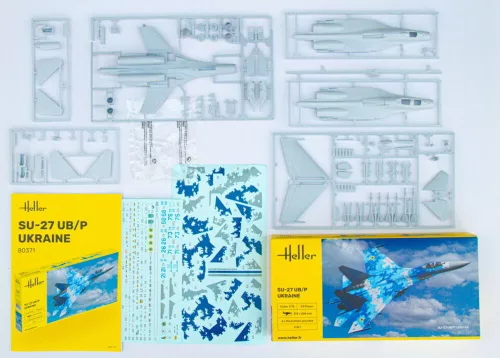 Heller Sukhoi Su-27 UB/P Ukraine 1:72 repülőgép makett – Heller H80371