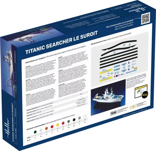 Heller Titanic Searcher "Le Suroit" 1:200 hajómakett – Heller H80615