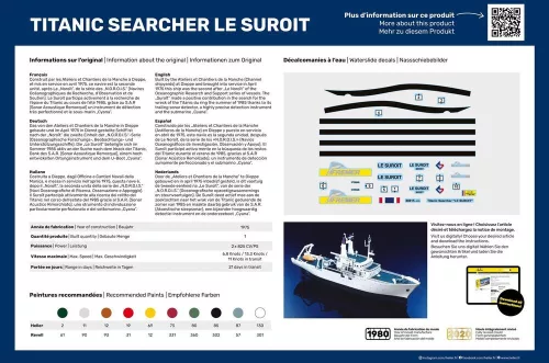 Heller Titanic Searcher "Le Suroit" 1:200 hajómakett – Heller H80615