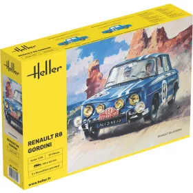 Heller Renault R8 Gordini 1:24 autómakett – Heller H80700