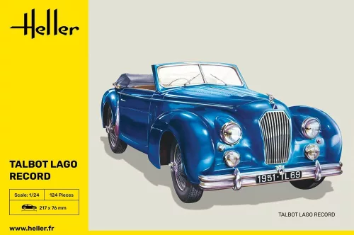 Heller Talbot Lago Record 1:24 autómakett – Heller H80711