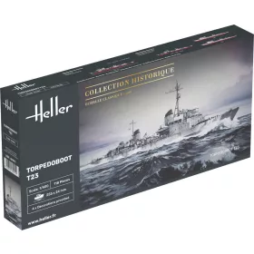 Heller Torpedoboot T23 1:400 hadihajó makett – Heller H81011