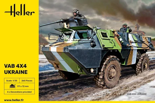 Heller VAB 4x4 Ukraine 1:35 harcjármű makett – Heller H81130