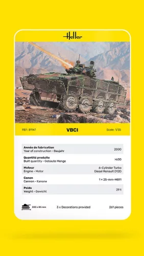 Heller VBCI 1:35 harcjármű makett – Heller H81147