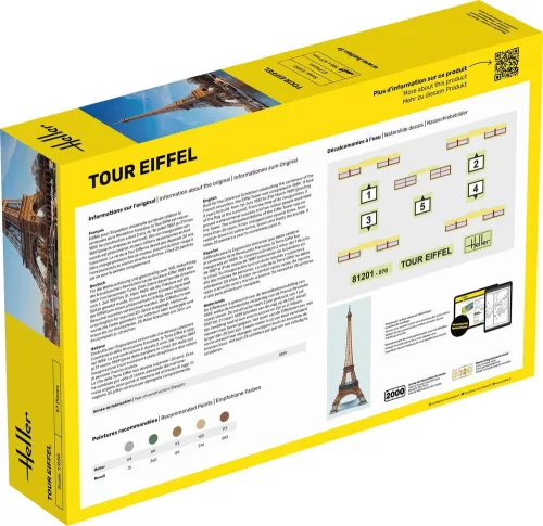 Heller Eiffel-torony 1:650 autómakett – Heller H81201