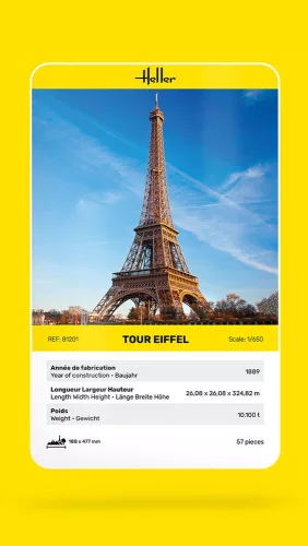 Heller Eiffel-torony 1:650 autómakett – Heller H81201