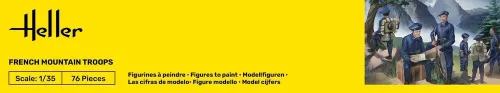 Heller francia hegyi csapatok 1:35 figurakészlet – Heller H81223