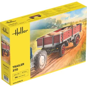 Heller 3 tonnás pótkocsi 1:24 makett – Heller H81410