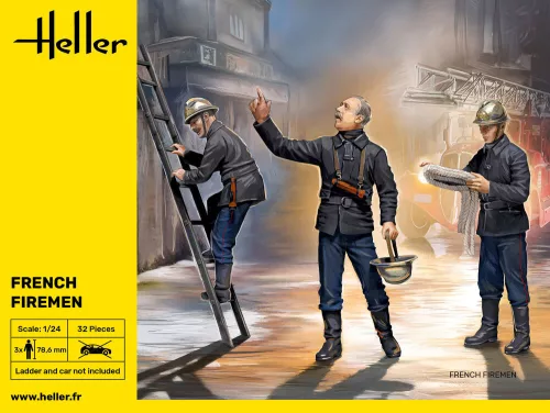 Heller francia tűzoltók 1:24 figurakészlet – Heller H82753