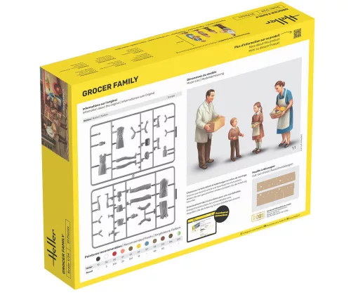 Heller boltos család 1:24 figurakészlet – Heller H82758