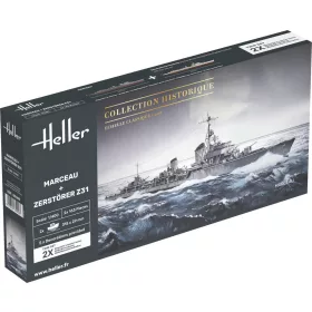Heller Twin Set Marceau + Zerstörer Z31 1:400 hadihajó makett – Heller H85009