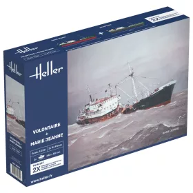Heller Twin Set Volontaire + Marie Jeanne 1:200 hajómakett – Heller H85604