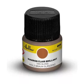 Heller Acrylic Colour 009 barnássárga fényes akrilfesték 12 ml – Heller H9009