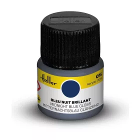 Heller Acrylic Colour 015 éjkék fényes akrilfesték 12 ml – Heller H9015