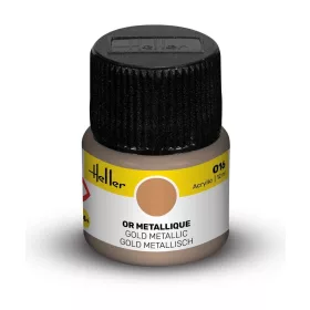 Heller Acrylic Colour 016 arany metál akrilfesték 12 ml – Heller H9016