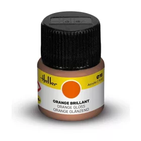 Heller Acrylic Colour 018 narancs fényes akrilfesték 12 ml – Heller H9018