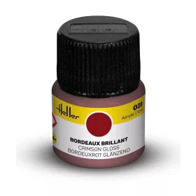 Heller Acrylic Colour 020 kárminvörös fényes akrilfesték 12 ml – Heller H9020