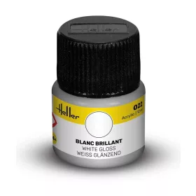 Heller Acrylic Colour 022 fehér fényes akrilfesték 12 ml – Heller H9022