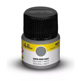 Heller Acrylic Colour 027 tengerészeti szürke matt akrilfesték 12 ml – Heller H9027