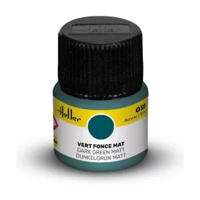 Heller Acrylic Colour 030 sötétzöld matt akrilfesték 12 ml – Heller H9030