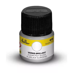 Heller Acrylic Colour 035 fényes átlátszó lakk 12 ml – Heller H9035