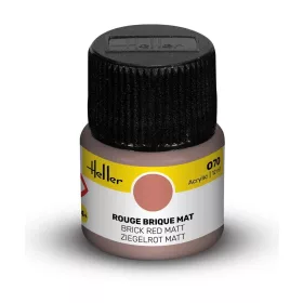 Heller Acrylic Colour 070 téglavörös matt akrilfesték 12 ml – Heller H9070
