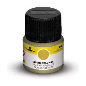Heller Acrylic Colour 081 halványsárga matt akrilfesték 12 ml – Heller H9081