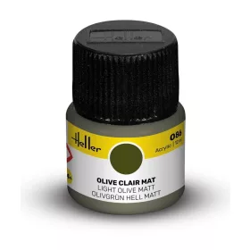 Heller Acrylic Colour 086 világos olíva matt akrilfesték 12 ml – Heller H9086