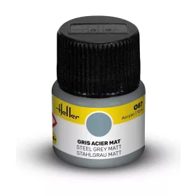Heller Acrylic Colour 087 acélszürke matt akrilfesték 12 ml – Heller H9087