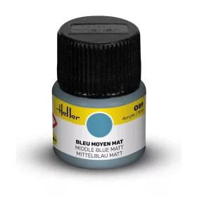 Heller Acrylic Colour 089 középkék matt akrilfesték 12 ml – Heller H9089