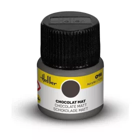 Heller Acrylic Colour 098 csokoládébarna matt akrilfesték 12 ml – Heller H9098