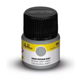 Heller Acrylic Colour 106 Ocean Grey szürke matt akrilfesték 12 ml – Heller H9106
