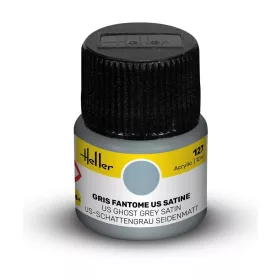 Heller Acrylic Colour 127 US Ghost Grey szürke selyemfényű akrilfesték 12 ml – Heller H9127