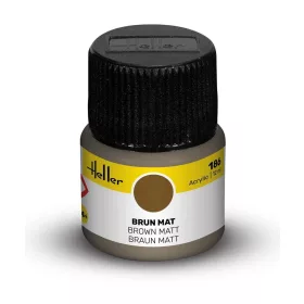 Heller Acrylic Colour 186 barna matt akrilfesték 12 ml – Heller H9186