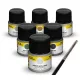 Heller Acrylic Colour katonai repülőgépek festékszett 6×12 ml + ecset – Heller H9402