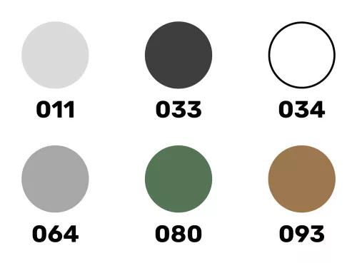 Heller Acrylic Colour katonai repülőgépek festékszett 6×12 ml + ecset – Heller H9402