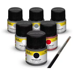 Heller Acrylic Colour sportautók festékszett 6×12 ml + ecset – Heller H9403