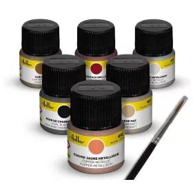 Heller Acrylic Colour klasszikus autók festékszett 6×12 ml + ecset – Heller H9404