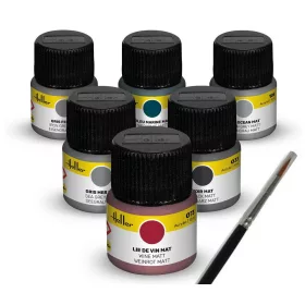Heller Acrylic Colour haditengerészet festékszett 6×12 ml + ecset – Heller H9405